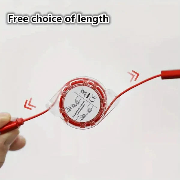 Retractable 3-in-1 Charger Cable for Phones & Android (1 Pc, Multi-USB)